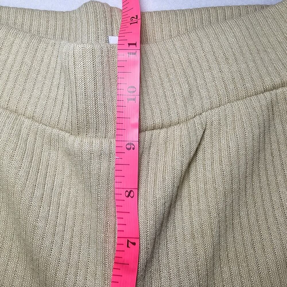 We‎ Wore What Ribbed Flare Pant Oat Size XXS - Picture 8 of 10